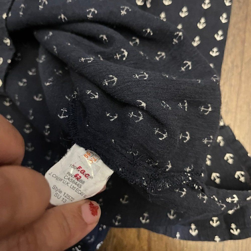 J. Crew Factory Tunic /Swim Cover Navy - Picture 6 of 9